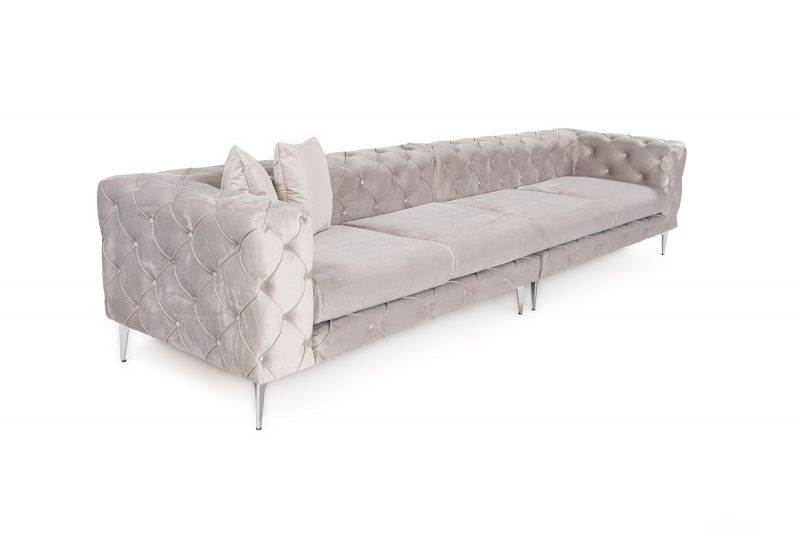 Canapea cu 4 locuri Como - Light Grey