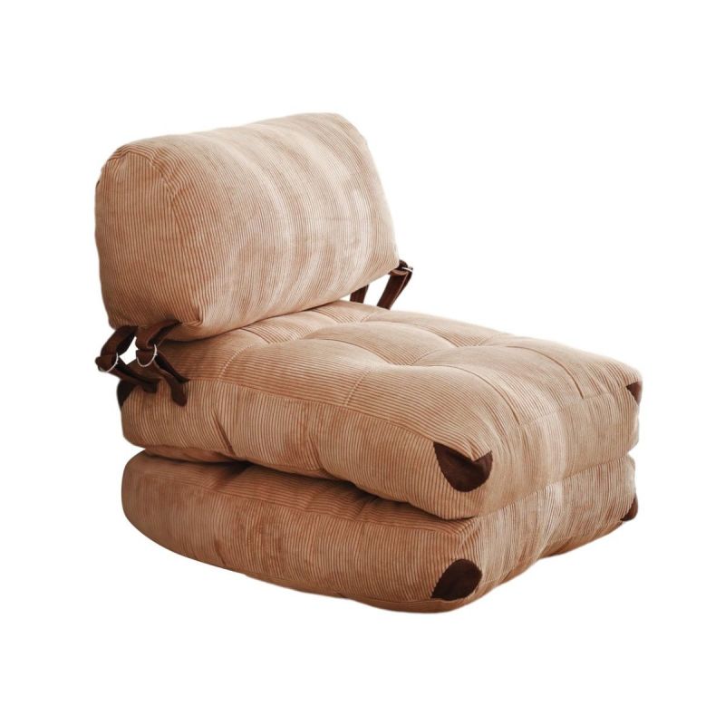 Canapea extensibilă cu 1 loc Fold Kadife - Camel