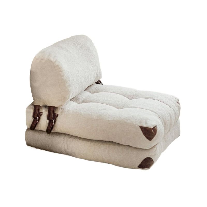 Canapea extensibilă cu 1 loc Fold Teddy - Cream