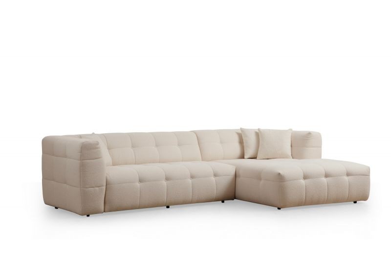 Coltar Cady 3 Seater Right - Beige