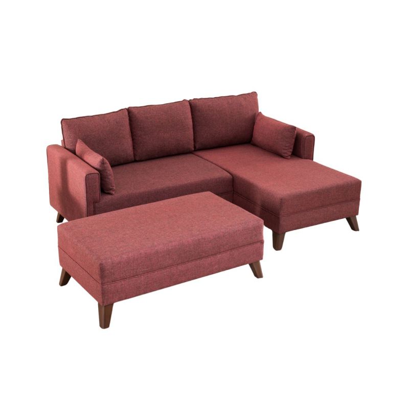 Coltar extensibil Bella Corner Sofa Right 2 - Claret Red