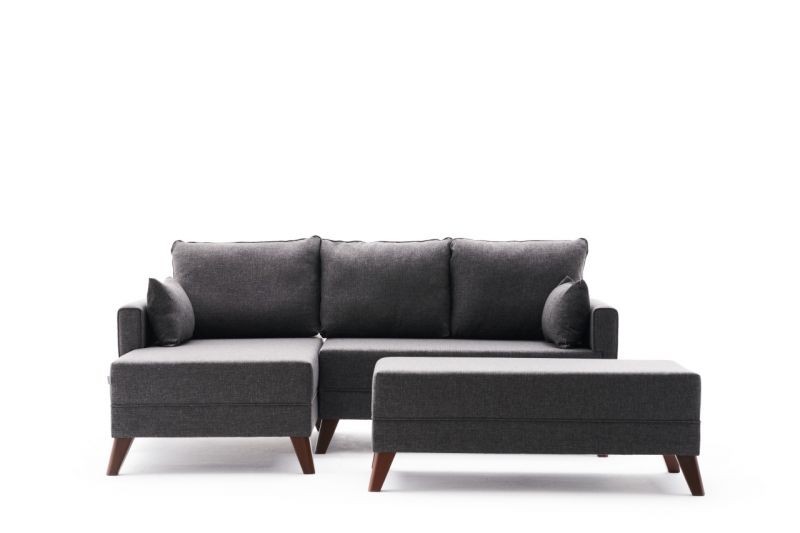 Coltar extensibil Bella Mini Corner Sofa Left - Anthracite
