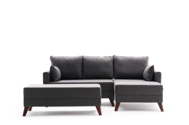 Coltar extensibil Bella Mini Corner Sofa Right - Anthracite
