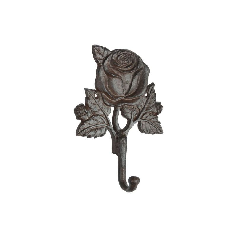 Cuier ruginiu din oțel turnat Roses Esschert Design