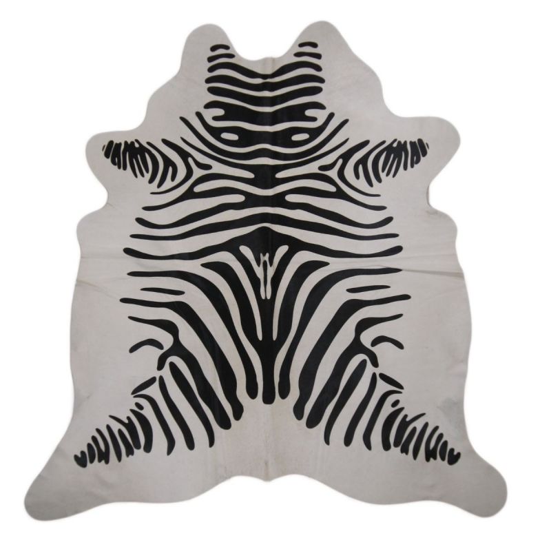 Piele naturala de vita, 2-3 m2, culoare Zebra