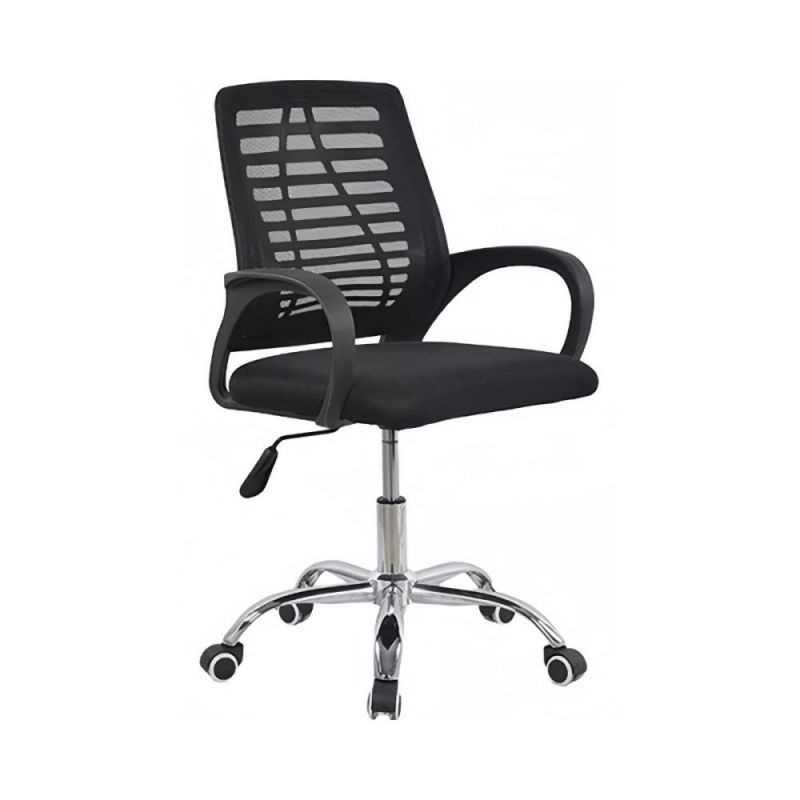 Scaun de birou reglabil pe inaltime, negru, 57,5x61,2x89 cm, Mid Back Mesh Chair