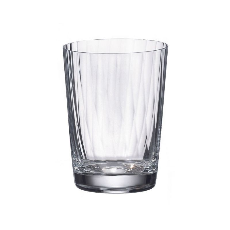 Set de 6 pahare pentru apa, transparent, din cristal de Bohemia, 500 ml, Boston Waterfall