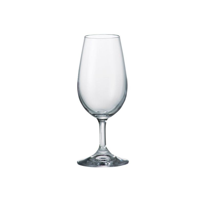 Set de 6 pahare pentru degustarea vinului, transparent, din cristal de Bohemia, 210 ml, Accesorries Collection