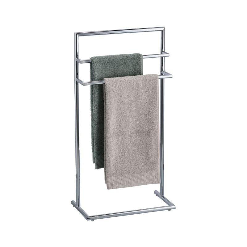 Suport pentru prosoape, argintiu, din metal, 83 cm, Towel Stand Zeller