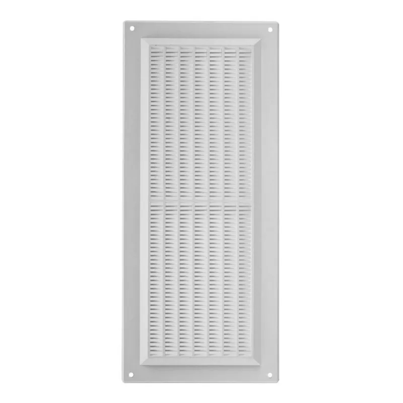 Grila dreptunghiulara pentru ventilatie PVC, alb, 130 x 300 mm, [],profiline.ro