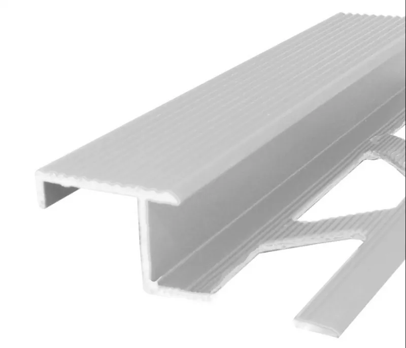 Profil aluminiu pentru treapta gresie , tip Z, PM35002B-C, natur, 10 / 12 mm, 2 m, [],profiline.ro