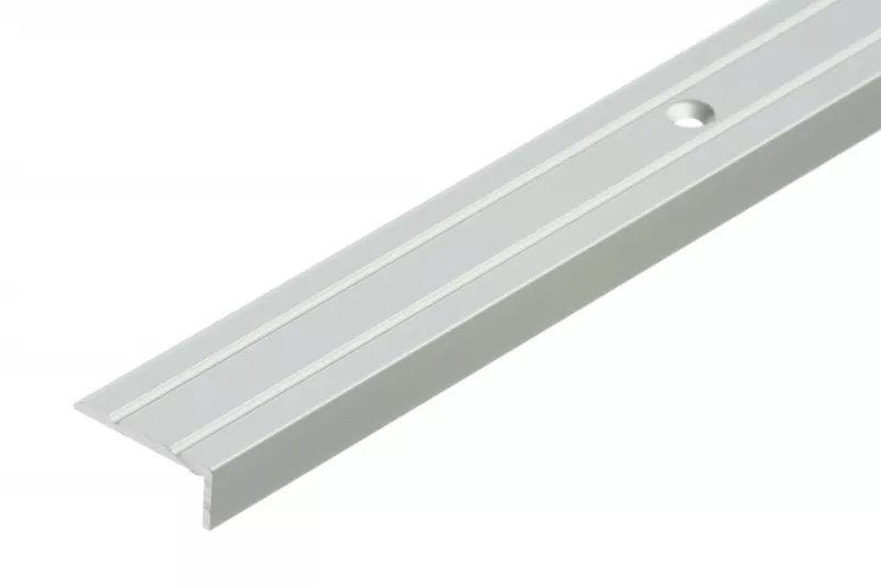 Profil aluminiu pentru treapta, PM32681, argintiu, 900 x 25 x 10 mm, [],profiline.ro