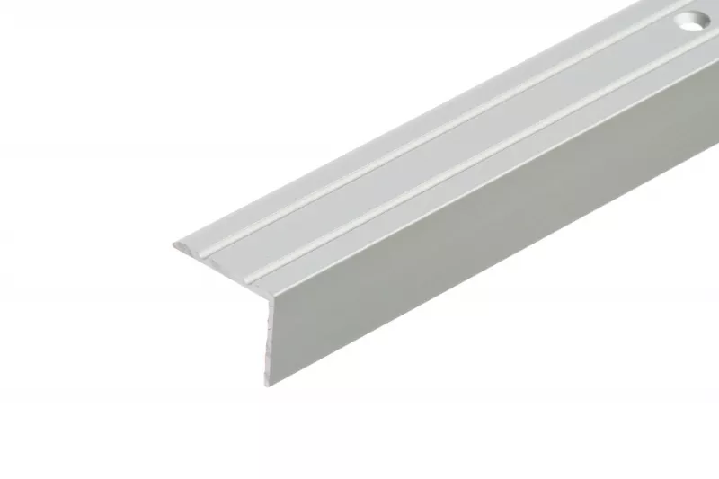 Profil aluminiu pentru treapta, PM3281, argintiu, 900 x 25 x 20 mm, [],profiline.ro