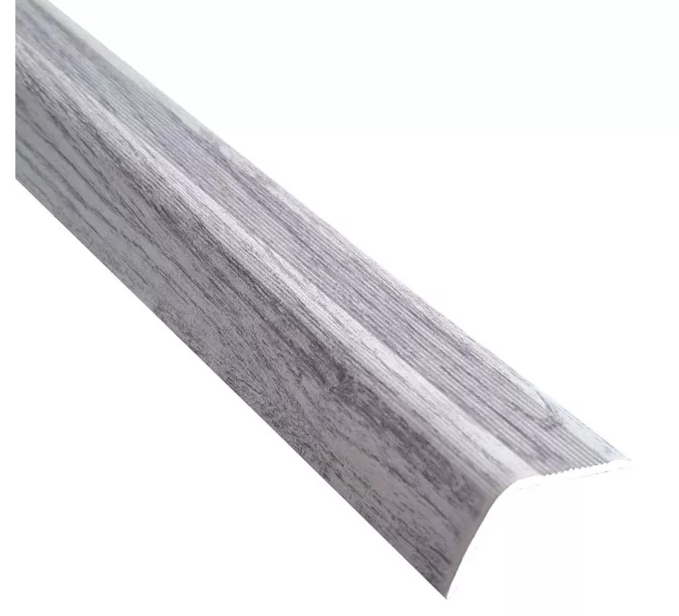Profil aluminiu pentru treapta, PM6609610-N, stejar husky, 900 x 40 x 25 mm, [],profiline.ro