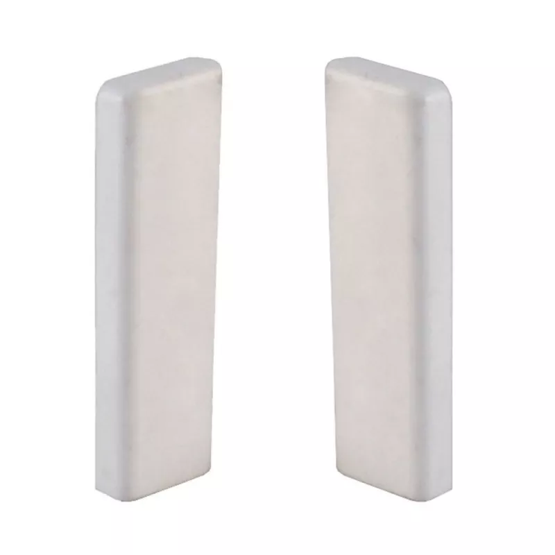 Terminatie PVC stanga-dreapta, plinta mocheta PP50, PP50-P-5-100, alb, 2 perechi/set, [],profiline.ro