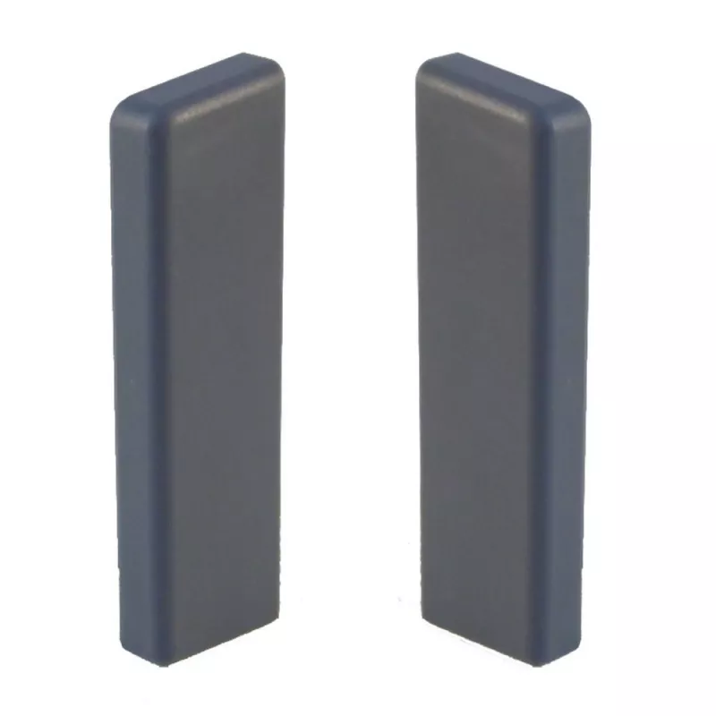 Terminatie PVC stanga-dreapta, plinta mocheta PP50, PP50-P-5-108, granit, 2 perechi/set, [],profiline.ro