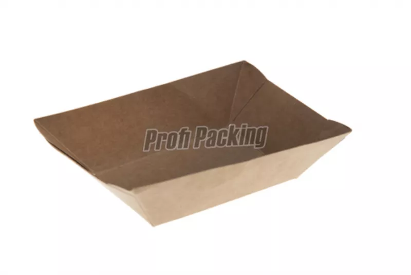 Barcute Kraft - Barcuta kraft 800ml 250buc/set, profipacking.ro