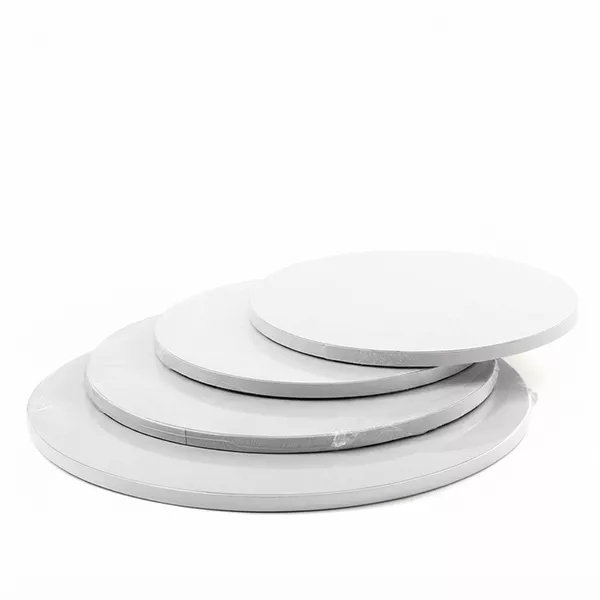 Baze rotunde - Baza rotunda alba &oslash;25cm x h1.2cm , 5buc/set, profipacking.ro
