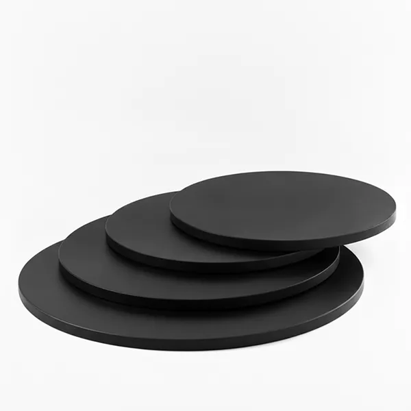 Baze rotunde - Baza rotunda neagra &oslash;22cm x h1.2cm , 5buc/set, profipacking.ro