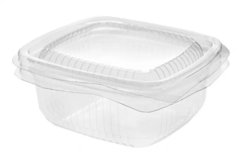 Caserole plastic cu capac - Caserola cu capac 375ml 100buc/set, profipacking.ro