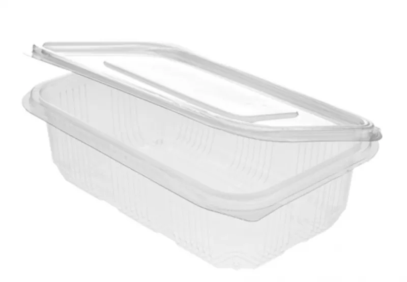Caserole plastic cu capac - Caserola cu capac 750ml 100buc/set, profipacking.ro