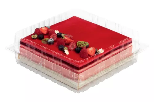 Caserole pentru tort si prajituri - Caserola prajituri 20x20x10cm 70buc/set, profipacking.ro