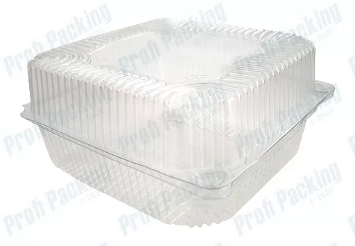 Caserole pentru tort si prajituri - Caserole prajituri 14x14x7cm 50buc/set, profipacking.ro