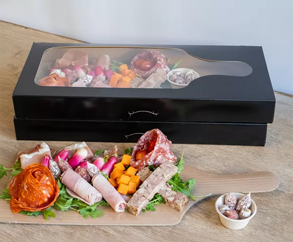 Cutii pentru tort si prajituri - Cutii aperitiv cu fereastra 45x19x5cm 20buc/set, profipacking.ro
