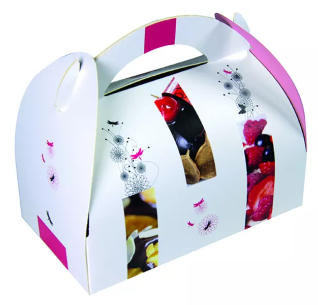 Cutii pentru tort si prajituri - Cutii coeur 17x15x6cm 25buc/set, profipacking.ro