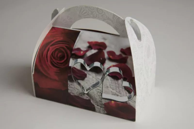 Cutii pentru tort si prajituri - Cutii coeur love 17x10x6cm 25buc/set, profipacking.ro