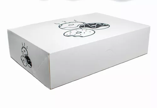 Cutii donuts alb/negru 31x22x8cm 15buc/set