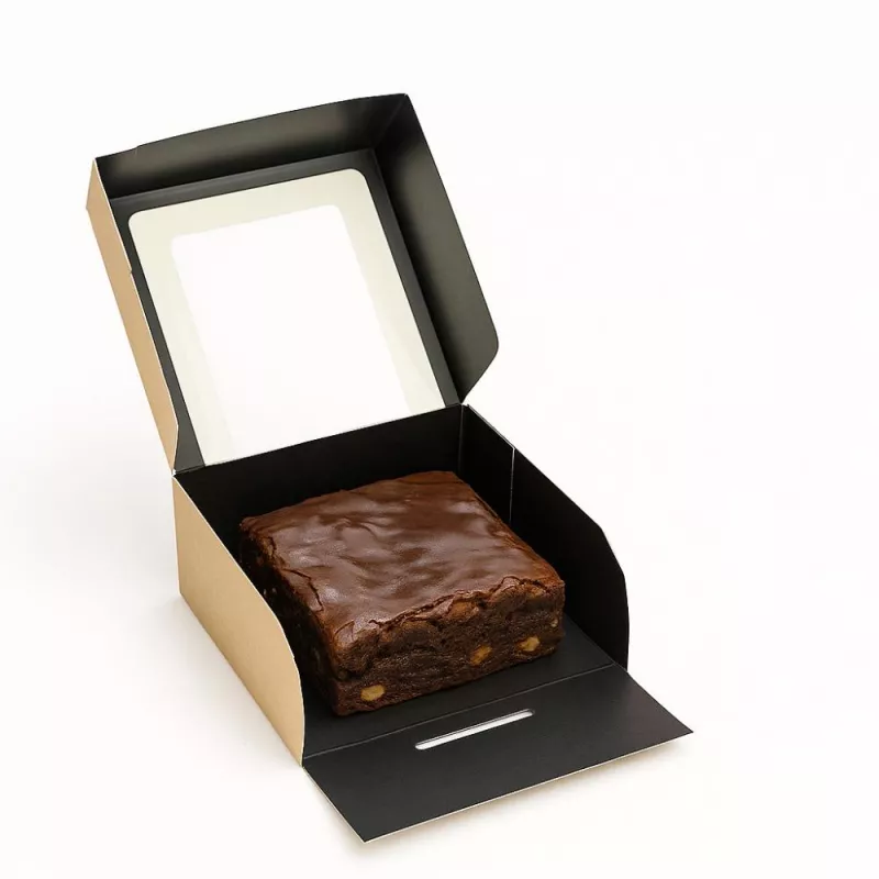 Cutii pentru sushi - Cutii sushi cu fereastra 10x10x4.5cm 25buc/set, profipacking.ro
