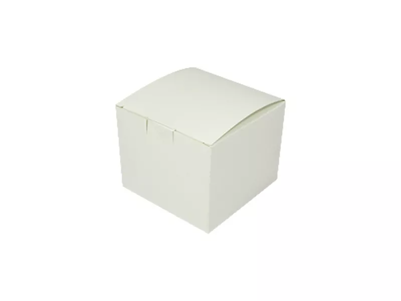 Cutii pentru tort si prajituri - Cutii prajituri albe 10x10x8cm 25buc/set, profipacking.ro