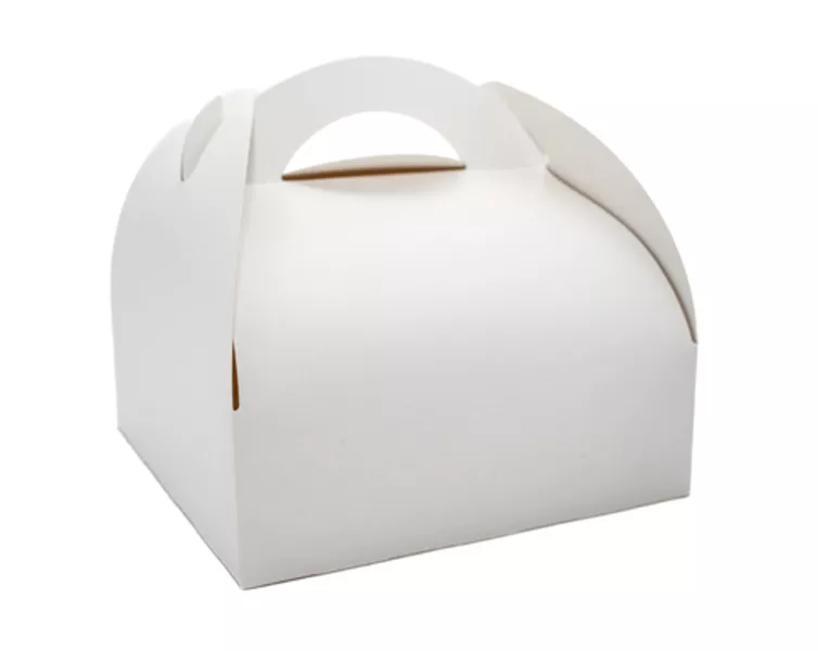 Cutii pentru tort si prajituri - Cutii prajituri albe 18x18x6cm 25buc/set, profipacking.ro