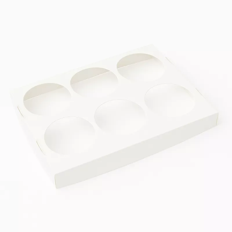 Cutii pentru tort si prajituri - Insert pentru 6 briose 25buc/set, profipacking.ro