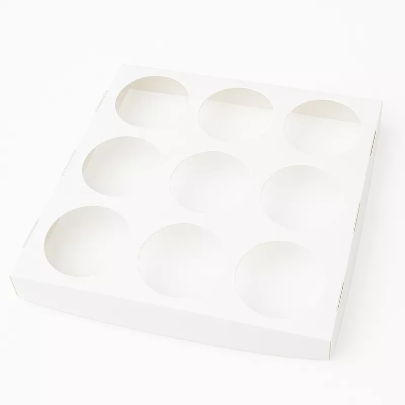 Cutii pentru tort si prajituri - Insert pentru 9 briose 25buc/set, profipacking.ro