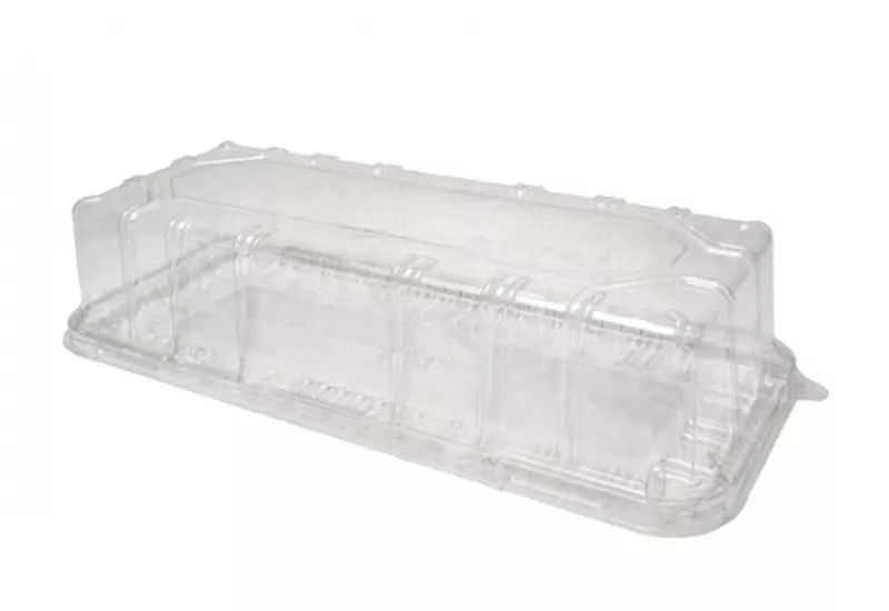 Platouri prajituri si torturi - Platou prajituri cu capac 35x13x8cm 10buc/set, profipacking.ro