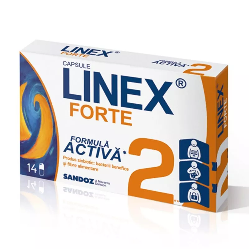 Linex Forte, 14 cps, Sandoz, [],prosana.ro