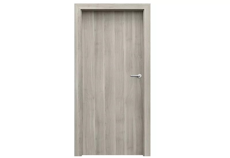 Foaie de ușă de interior cu finisaj sintetic, Porta Decor, Acacia Argintiu, model plină, Norma Poloneza (H0 - 2060 mm), [],raveli.ro