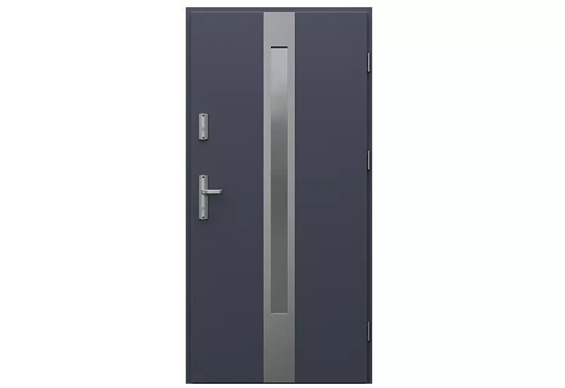 Ușă de intrare în casă (exterior) Porta Doors, STEEL SAFE C, 90 cm, Antracit , [],raveli.ro