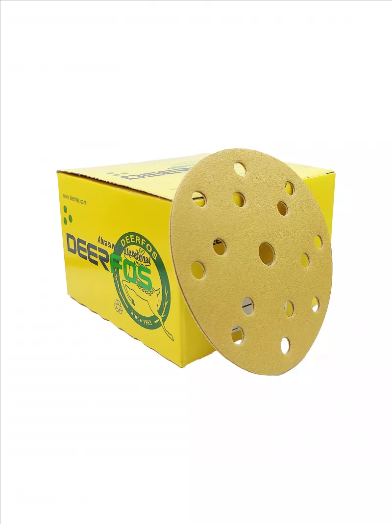 DEERFOS Disc paper velcro 150 mm 15 holes - P500, [],seleron.ro