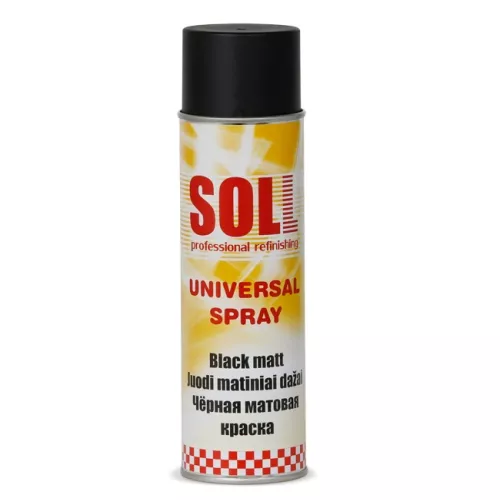 SOLL Spray vopsea neagra mata 500 ML, [],seleron.ro