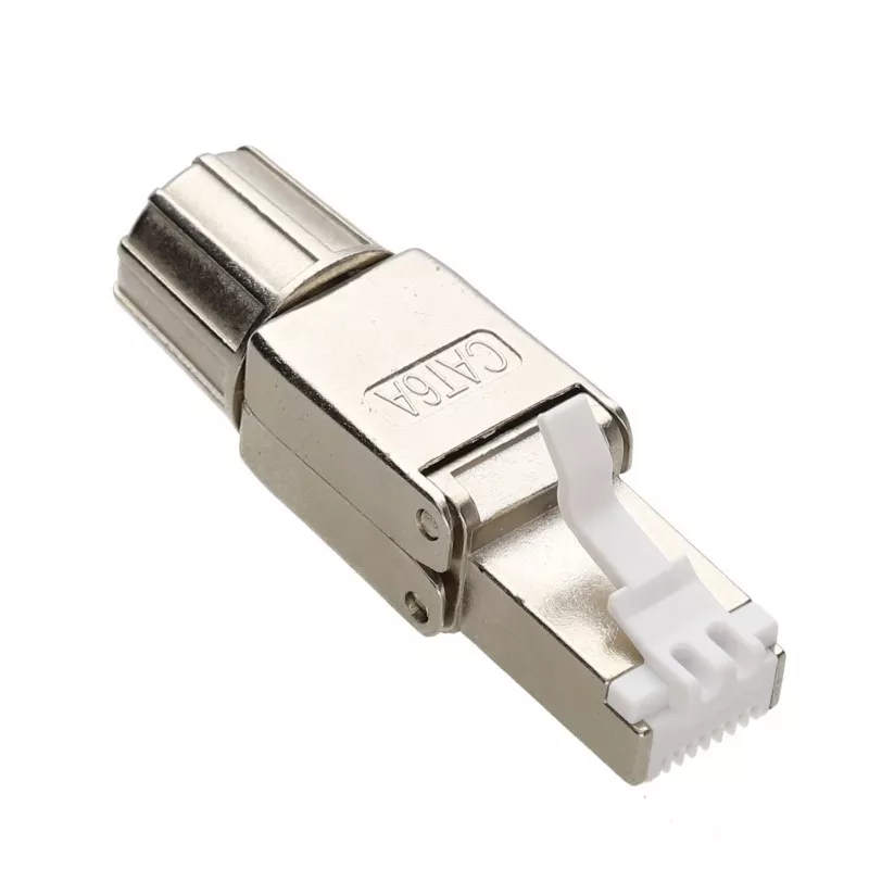 Conectori si adaptori Mufa RJ45 FTP cat. 6A cu autosertizare...