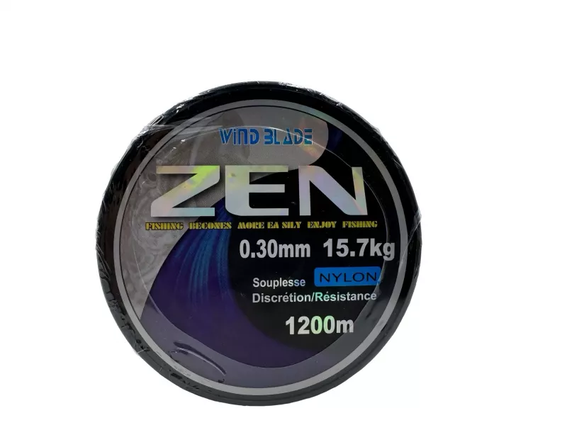 FIR MONOFILAMENT ZEN GALBEN FLUO, 1200m 0.23mm/10.3kg snz.ro