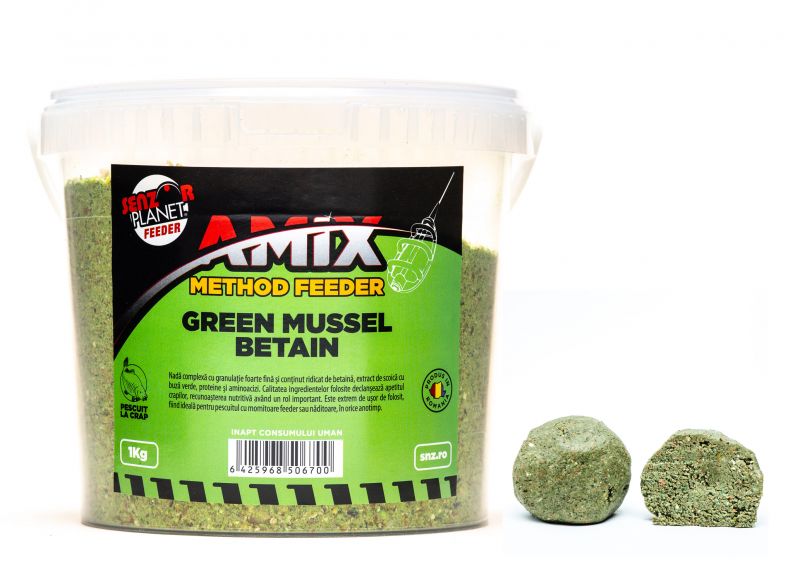 METHOD AMIX FEEDER GREEN MUSSEL BETAIN 1kg
