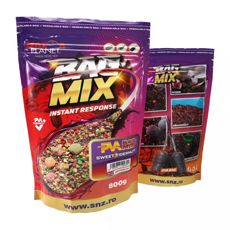 SUMMER PVA BAG MIX SWEET TIGERNUTS 800g snz.ro