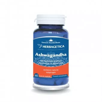 Ashwagandha, 60 capsule, Herbagetica, [],farmaciamare.ro