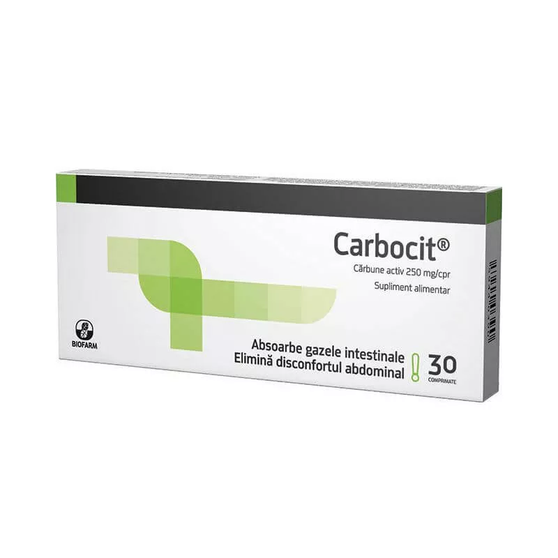 Carbocit, 30 comprimate, Biofarm, [],farmaciamare.ro