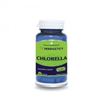 Chlorella, 60 capsule, Herbagetica, [],farmaciamare.ro