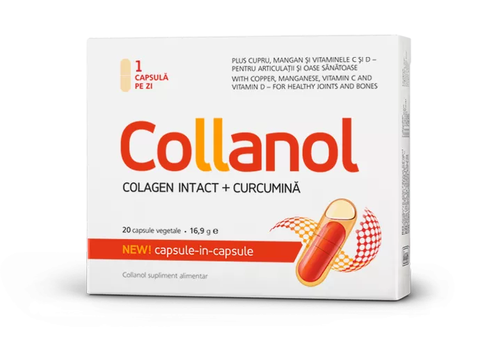 Collanol, 20 capsule, Vitaslim, [],farmaciamare.ro